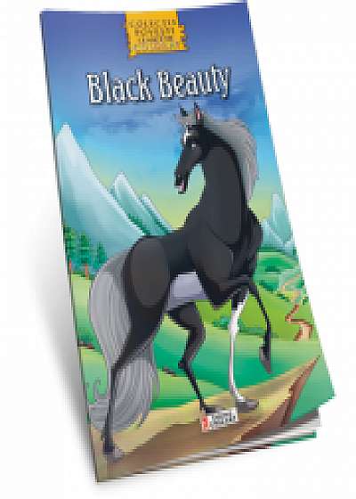 Black Beauty. Carte de colorat A4 cu ilustratii