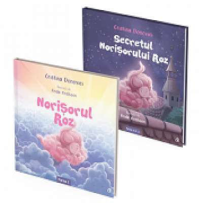 Pachet format din 2 titluri pentru copii Norisorul Roz, Secretul norisorului roz - Cristina Donovici