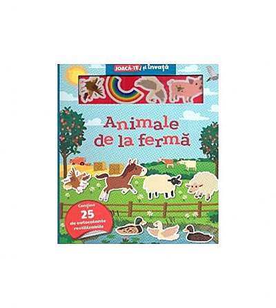 Coperta cărții Animale de la fermă. Joacă-te și învață - Board book - *** - Prut
