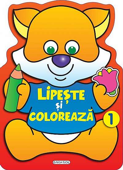 Coperta cărții Lipește și colorează: 1 - Paperback - *** - Girasol