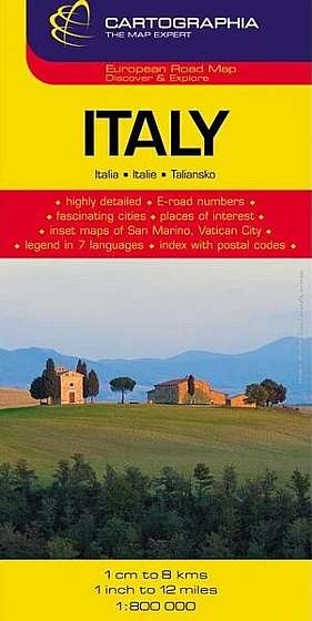 Hartă rutieră Italia - Paperback - *** - Cartographia Studium
