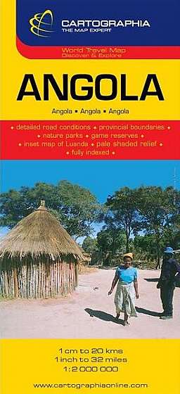 Coperta cărții Hartă rutieră Angola - Paperback - *** - Cartographia Studium