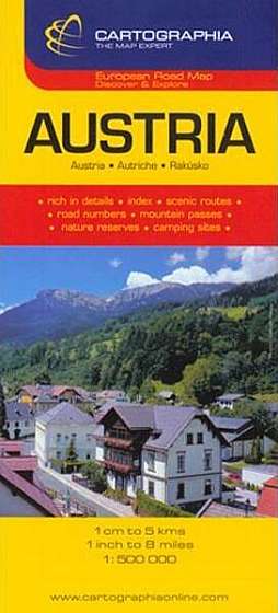 Hartă rutieră Austria - Paperback - *** - Cartographia Studium