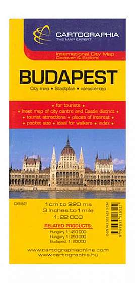 Coperta cărții Hartă rutieră Budapesta - Paperback - *** - Cartographia Studium