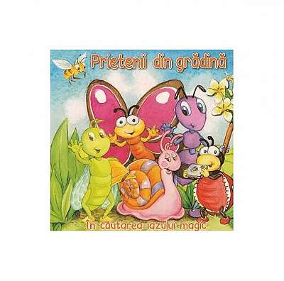 Coperta cărții Prietenii din grădină - Board book - Flamingo