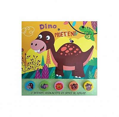 Dino și prietenii - Board book - Flamingo