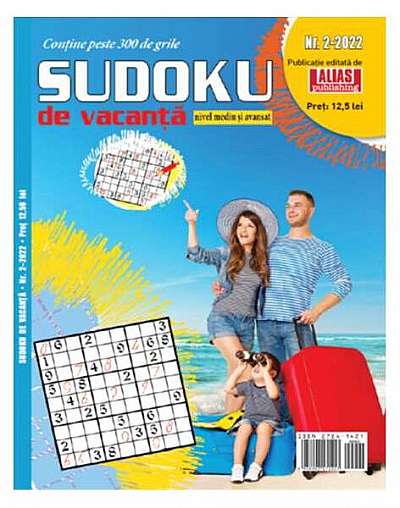 Sudoku de vacanță nr. 2/ 2022 - Paperback brosat - Alias Publishing