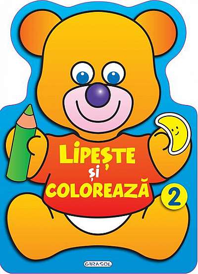 Coperta cărții Lipește și colorează: 2 - Paperback - *** - Girasol
