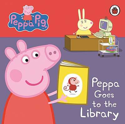 Peppa Pig: Peppa Goes to the Library: My First Storybook - Board book - Mark Baker, Neville Astley - Penguin Random House Children's UK