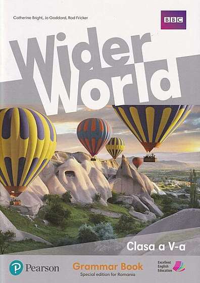 Wider World. Grammar Book. Clasa a V-a. Special Edition 2022 - Paperback brosat - Catherine Bright, Jo Gaddard, Rod Fricker - Pearson