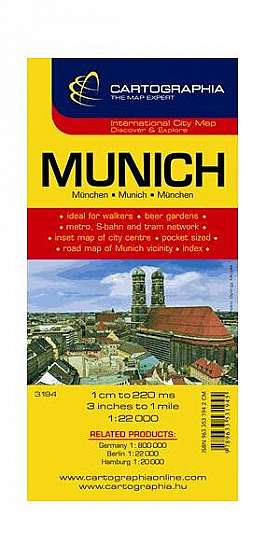 Coperta cărții Hartă rutieră Munchen - Paperback - *** - Cartographia Studium