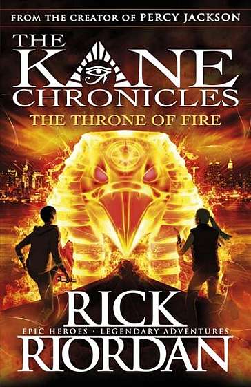 The Kane Chronicles 2: The Throne of Fire - Paperback brosat - Rick Riordan - Penguin Random House Children's UK