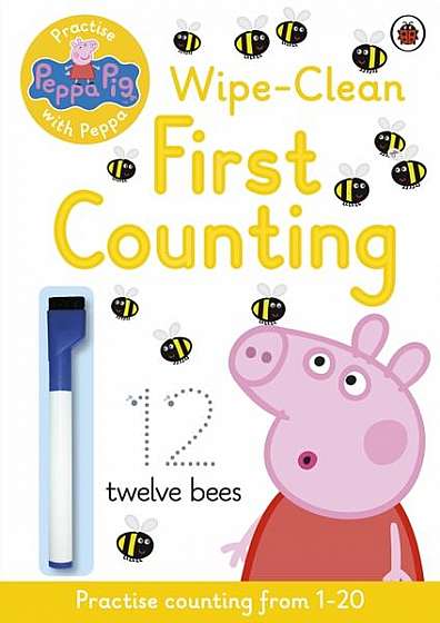 Peppa Pig: Practise with Peppa: Wipe-Clean First Counting - Paperback - Mark Baker, Neville Astley - Penguin Random House Children's UK