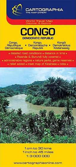Hartă rutieră Congo - Paperback - *** - Cartographia Studium