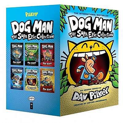 Dog Man 1-6: The Supa Epic Collection - Hardcover - Dav Pilkey - Scholastic