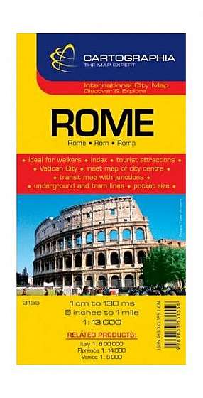 Coperta cărții Hartă rutieră Roma - Paperback - *** - Cartographia Studium