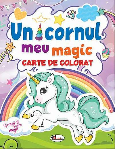 Unicornul meu magic. Carte de colorat - Paperback brosat - Dreamland Publications - Aramis