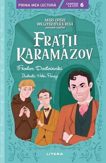 Mari opere din literatura rusă povestite copiilor: Frații Karamazov - Paperback brosat - *** - Litera