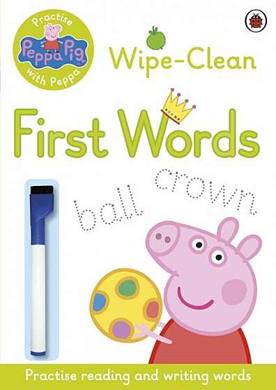 Peppa Pig: Practise with Peppa: Wipe-Clean First Words - Paperback - Mark Baker, Neville Astley - Penguin Random House Children's UK