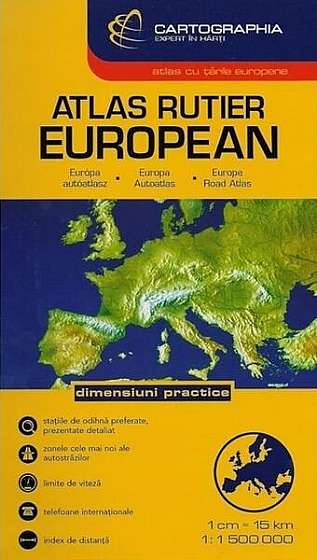 Atlas rutier European - Paperback brosat - *** - Cartographia Studium