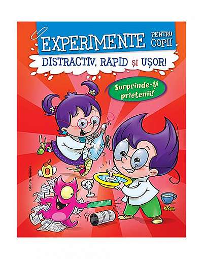 Experimente pentru copii – rosu - Paperback brosat - Alexandre Wajnberg - Nomina