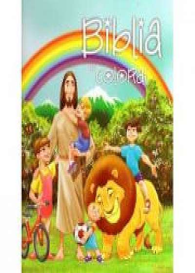 Coperta cărții Biblia de colorat