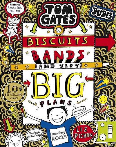 Tom Gates 14: Biscuits, Bands and Very Big Plans - Paperback - Liz Pichon - Scholastic