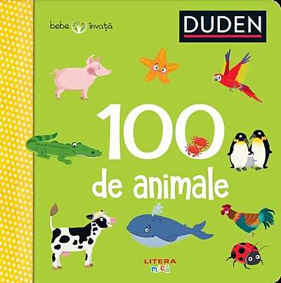 100 de animale - Hardcover - Litera mică