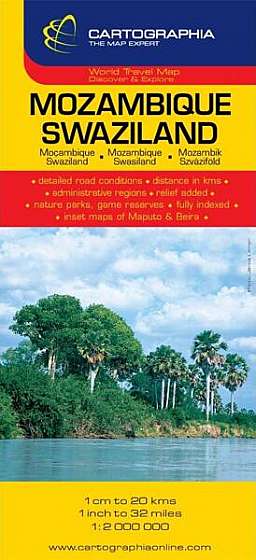 Hartă rutieră Mozambic - Paperback - *** - Cartographia Studium