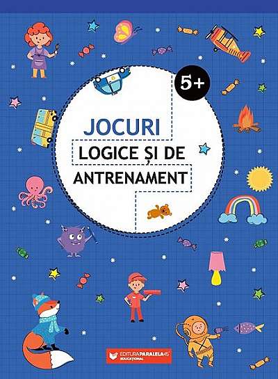 Jocuri logice și de antrenament (5 ani +) - Paperback brosat - Ballon Media - Paralela 45 educațional