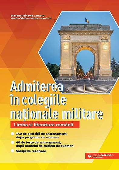   							Admiterea în colegiile naționale militare – Limba și literatura română						