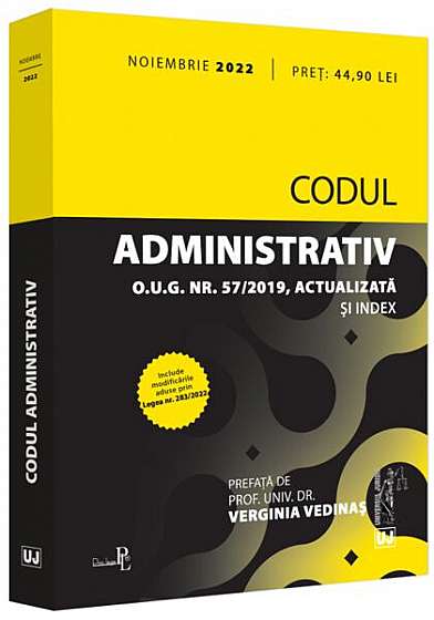   							Codul administrativ: noiembrie 2022						