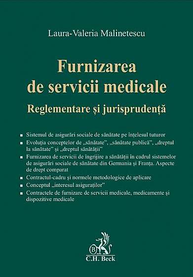 Coperta cărții   							Furnizarea de servicii medicale						