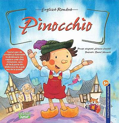 Coperta cărții   							Pinocchio						 de Carlo Collodi