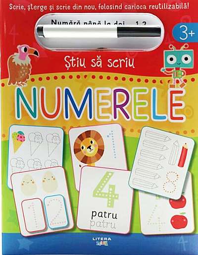Coperta cărții   							Știu să scriu: Numerele						
