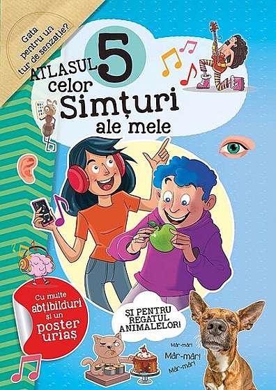 Coperta cărții   							Atlasul celor 5 simțuri ale mele						