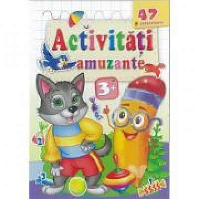 Lupul-Activitati amuzante 3+ cu 47 autocolante