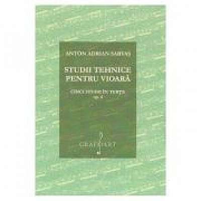 Studii tehnice pentru vioara. Cinci studii in terte Opus 4