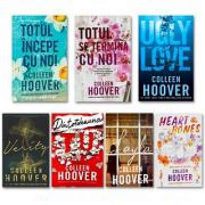 Seria Colleen Hoover: Totul incepe cu noi, Totul se termina cu noi, Ugly Love, Verity, Dintotdeauna tu, Layla, Heart Bones - Set 7 volume