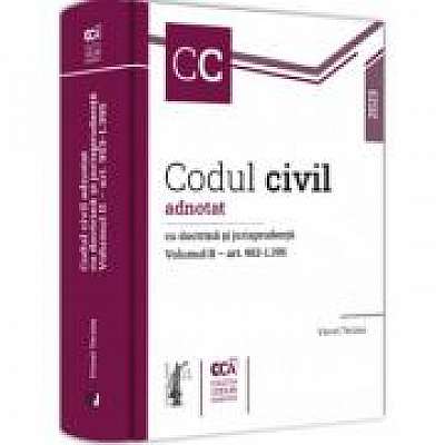 Codul civil adnotat cu doctrina si jurisprudenta. Volumul II - art. 953-1. 395