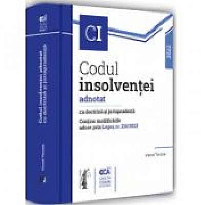 Codul insolventei adnotat cu doctrina si jurisprudenta