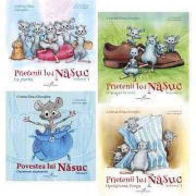 Pachet format din 4 volume din seria Prietenii lui Nasuc - Cristina Elena Gheorghiu, Florin Gheorghiu