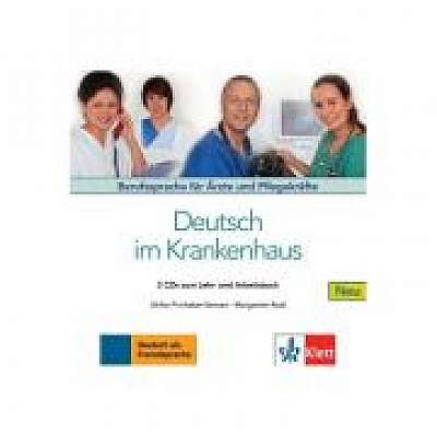 Deutsch im Krankenhaus Neu, 2 Audio-CDs. Berufssprache für Ärzte und Pflegekräfte - Ulrike Firnhaber-Sensen