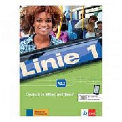 Linie 1 A2. 2, Kurs- und Übungsbuch mit DVD-ROM. Deutsch in Alltag und Beruf - Stefanie Dengler