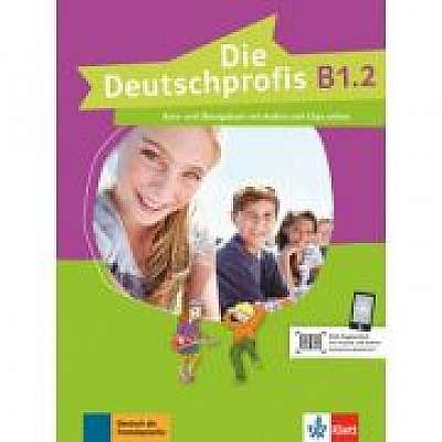 Die Deutschprofis B1. 2. Kurs- und Übungsbuch mit Audios und Clips online