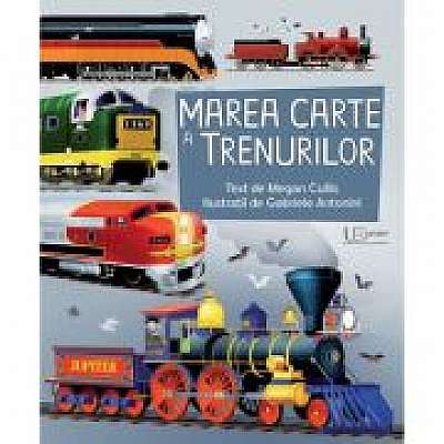 Coperta cărții Marea carte a trenurilor (Usborne) de Usborne Books