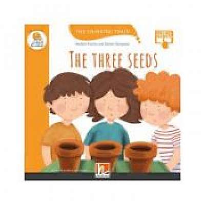 Coperta cărții The Three Seeds Level C Reader + access code