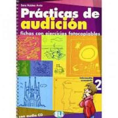 Coperta cărții Prácticas de audición Fotocopiable + CD Audio 2 de Sara Robles Avila