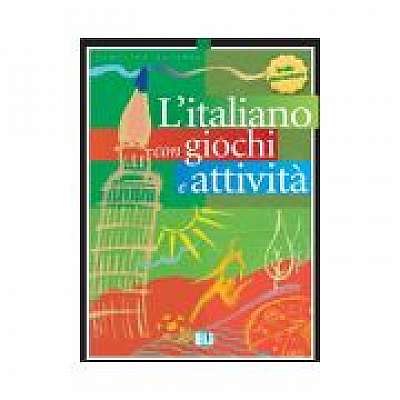 Coperta cărții L'italiano con giochi e attività. Book 1