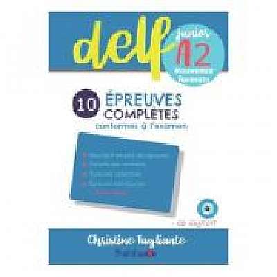 Coperta cărții Nouveau DELF junior A2 10 épreuves complètes